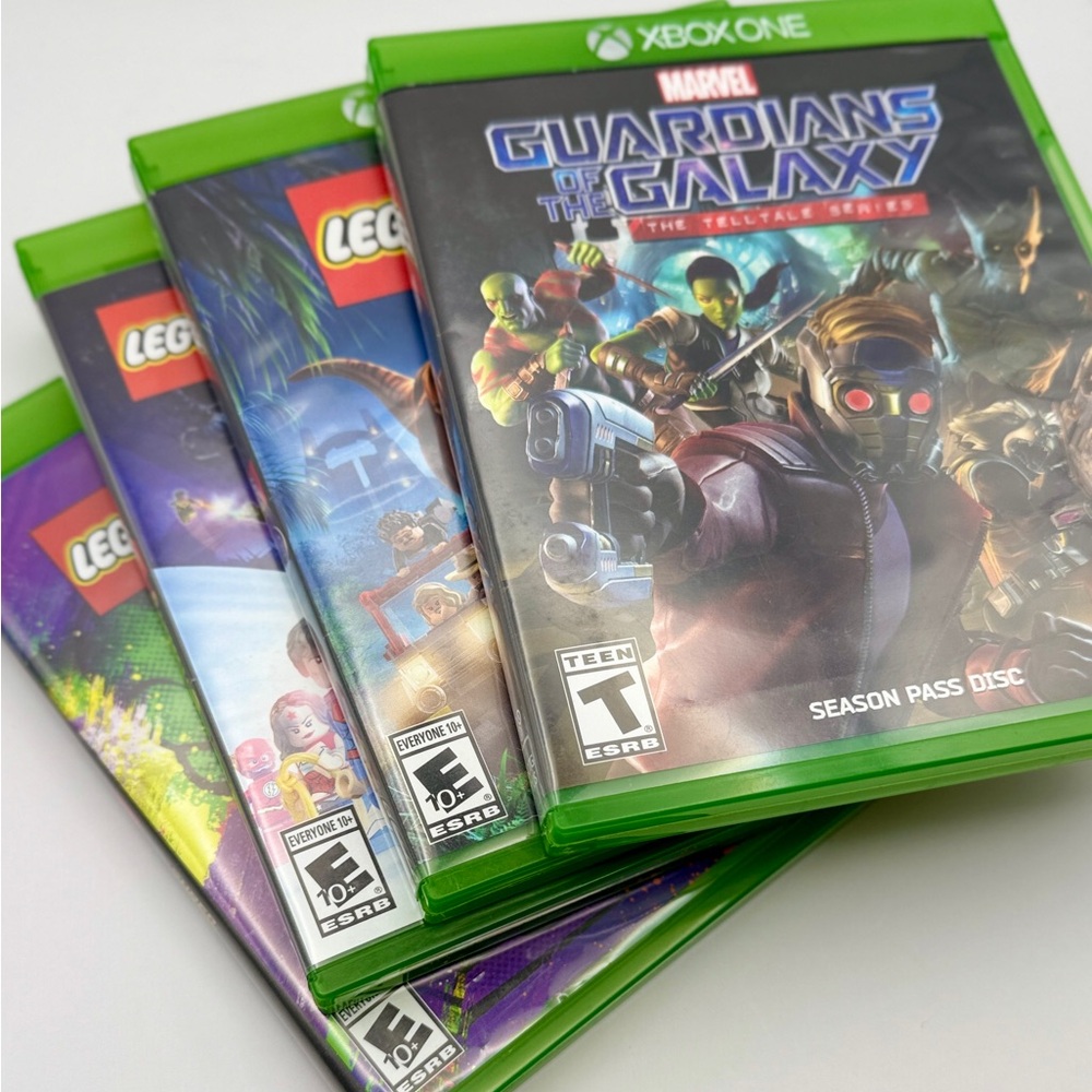XBOX ONE LEGO Games, DC Super Villains, Batman 3, Jurassic World, Marvel GOG